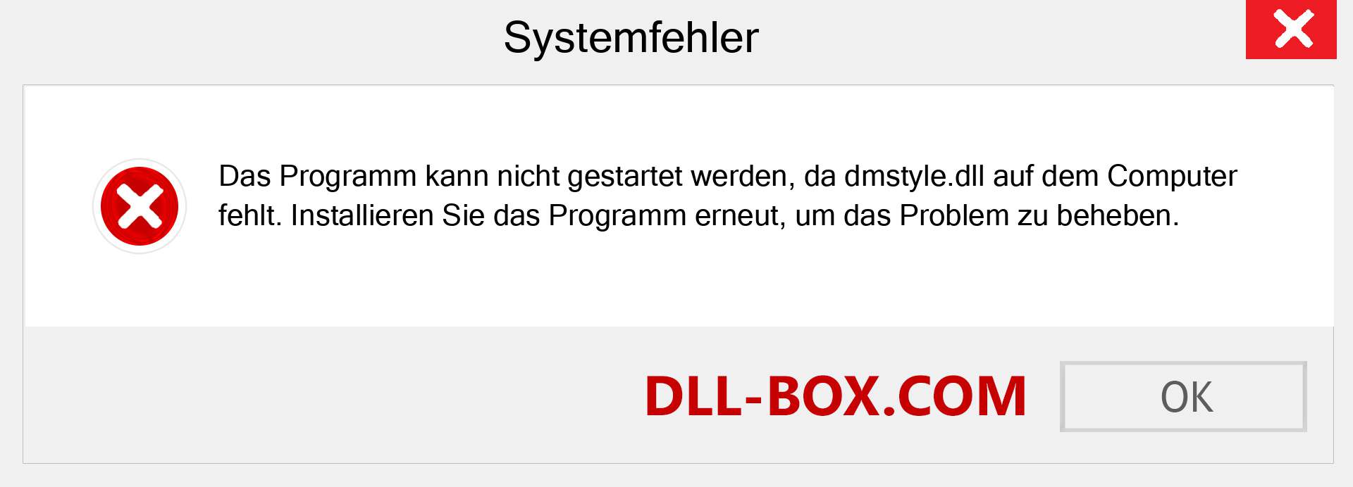 dmstyle.dll-Datei fehlt?. Download für Windows 7, 8, 10 - Fix dmstyle dll Missing Error unter Windows, Fotos, Bildern